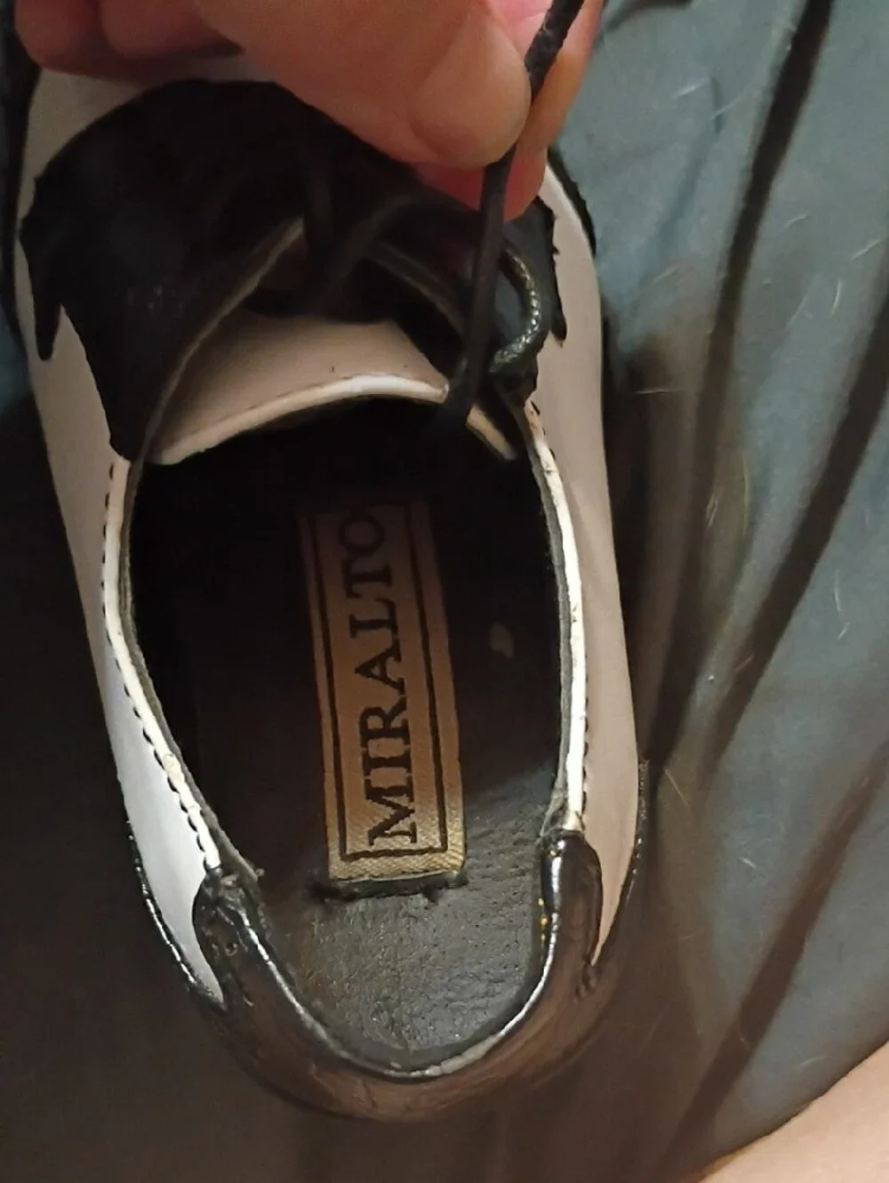 Classic Black and White Men’s Wingtip Oxfords